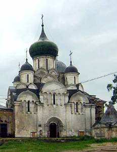 The Cathedral of the Dormition monastery in Staritsa.