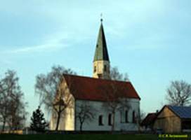  / OBERDINGOLFING  .  ( XV ) / St. Leonhard Church (end 15th cent.)