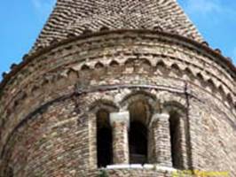  / RAVENNA    (XVII ),  (XXI ) / John Baptist church (17th cent.), bell-tower (10th  11th cent.)