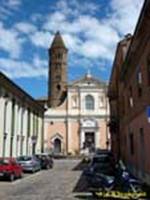  / RAVENNA    (XVII ),  (XXI ) / John Baptist church (17th cent.), bell-tower (10th  11th cent.)