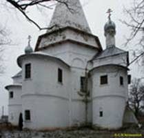  ,  .   (. XVI ) // Stupino region, Gorodnya village. Voskresensky church (end 16th c.)