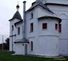  ,  .   (. XVI ) // Stupino region, Gorodnya village. Voskresensky church (end 16th c.)