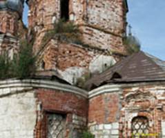  ,  .  (. XVI ) // Ramenskoye region, Stepanovskoye village. Blagoveshenskaya church (end 16th c.)