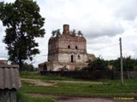   / KRASNY HOLM   :   (. XVII ) / Antoniev cloister. Voznesenskaya Church (end 17th cent.)