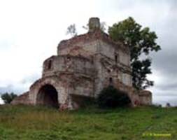   / KRASNY HOLM   :   (. XVII ) / Antoniev cloister. Voznesenskaya Church (end 17th cent.)