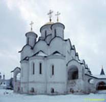  / SUZDAL  .  ,    (. XVI ) / Pokrovsky cloister. Pokrovsky cathedral, above-gate Blagoveshensky church (beg. 16th c.)