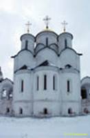  / SUZDAL  .  ,    (. XVI ) / Pokrovsky cloister. Pokrovsky cathedral, above-gate Blagoveshensky church (beg. 16th c.)