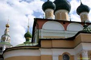  / UGLICH  -  (1706)   (1730) / Spaso-Preobrazhensky Cathedral (1706) and bell-tower (1730)