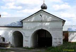  / UGLICH  - .  ,  ,  (XVII ) / Nikolo-Uleiminsky cloister. Nicolsky cathedral, Vvedenskaya church, fortress (17th cent.)