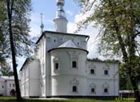  / UGLICH  - .  ,  ,  (XVII ) / Nikolo-Uleiminsky cloister. Nicolsky cathedral, Vvedenskaya church, fortress (17th cent.)