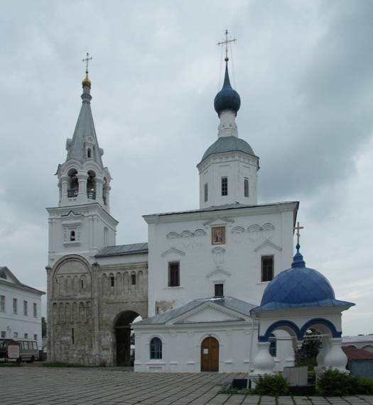 The Church of the Nativity of the virgin with the Northern range extensions. Modern look.