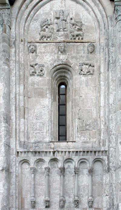 A fragment of decoration of the Church of the Intercession on the Nerl.