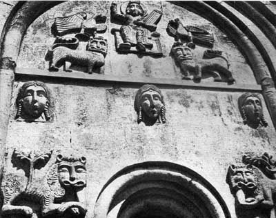 A fragment of decoration of the Church of the Intercession on the Nerl.