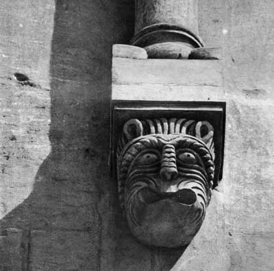 A fragment of decoration galleries of Vladimir assumption Cathedral. 