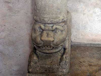 A fragment of decoration of the Cathedral of Trier (Trire), Germany.