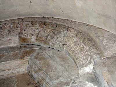 A fragment of decoration of the Cathedral in Speyer (Speyer, Germany.