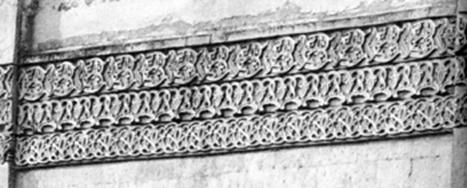 Post-Mongol decor ornamented type in the Cathedral of the Savvino-Storozhevsky monastery in Zvenigorod.