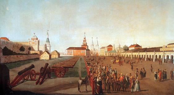 F. Hilferding. The red square. 1783.