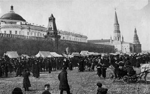 . The Kremlin in the winter. Painting By M. V. Nesterov. 1897.