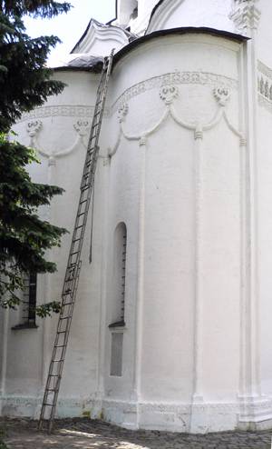 The Church of Holy spirit. The decoration of the apse.