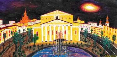 Sergey Zagraevsky
BOLSHOY THEATRE 
15x30 wat.col.
2019

