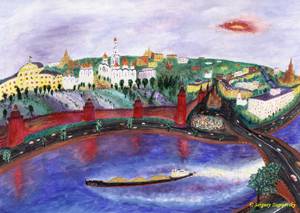 Sergey Zagraevsky The Moskva-river near Kremlin
