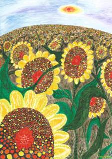 Sergey Zagraevsky
SUNFLOWERS
2130 wat. col.
2016
