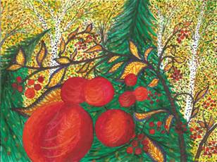 Sergay Zagraevsky. Red vibumum.