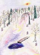 Sergey Zagraevsky
FOREST RIVER IN DIFFERENT SEASONS 
15x7 wat.col.
2005
