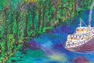 Sergey Zagraevsky
ON THE FARAWAY AMAZON RIVER
21x30 wat.col.
2013
