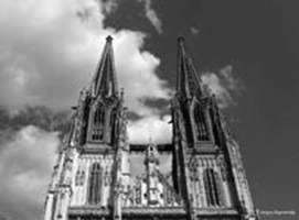 Bell-towers of the cathedral in Regensburg