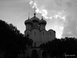 The sky background (Novodevichy cloister)