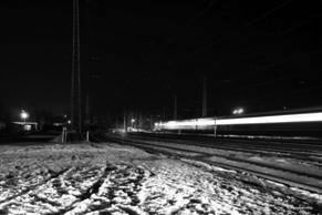 Night at Khotkovo station