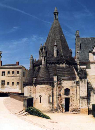 Kitchen in the Abbey of Fontevraud (Romanesque).