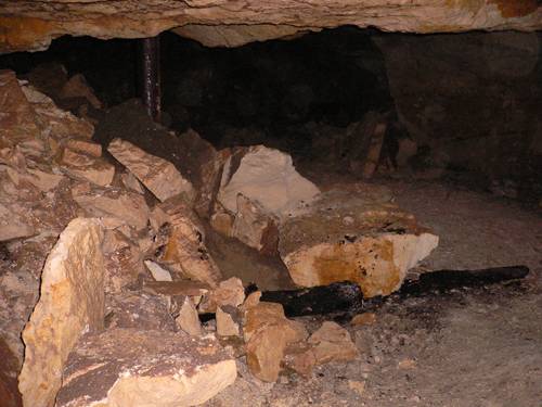 Abandoned quarry face in the "jubilee".