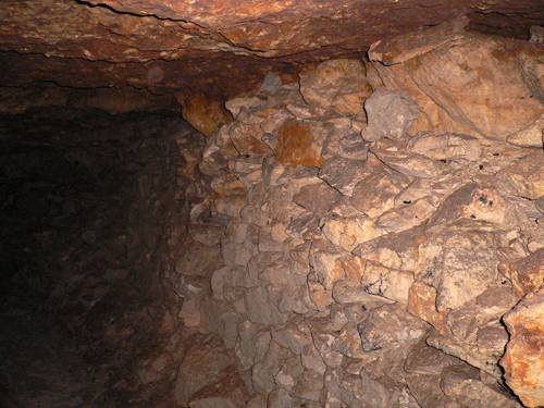 Boot from the ceiling in the quarry "jubilee".