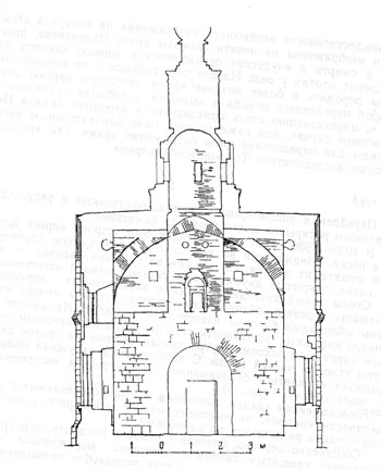 The Church Trifon Naprudnom. The section on North-South (by L. David).
