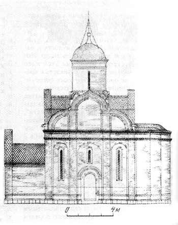 The Church of the Nativity in Yurkin. Reconstruction Kavelmahera.