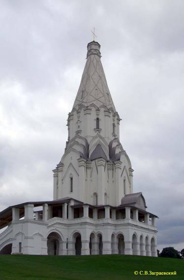 The Church of the ascension in Kolomenskoye.