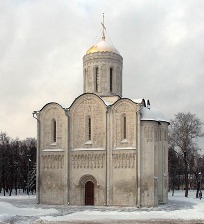 St. Demetrius Cathedral in Vladimir. General view.