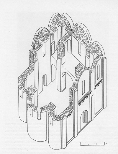 Church of Boris and Gleb in Kideksha. The remaining parts (by A.D. Varganov).