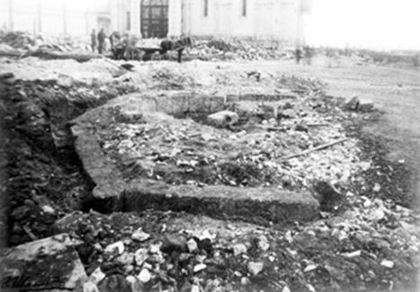 Remains of a Church-bell of St. John Climacus. Photo 1913.