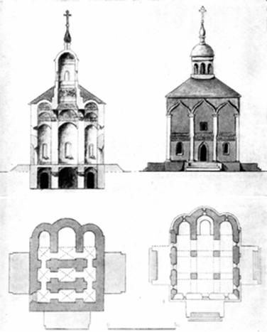 Drawing Staro-Nikolsky Cathedral in Mozhaisk before his accident in 1844.